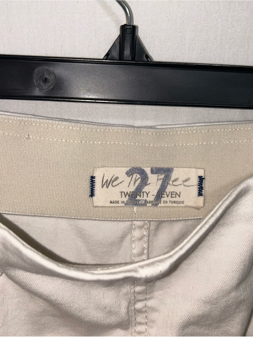 We The Free Cream Wide Leg Jeans